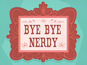 Bye Bye Nerdy Cartoon Picture