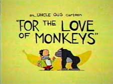For the Love of Monkeys Cartoon Character Picture