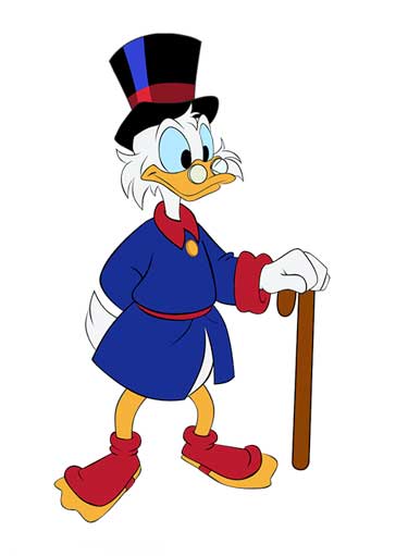 Scrooge McDuck Free Cartoon Pictures