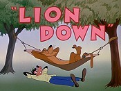 Lion Down Cartoon Picture