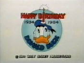 Donald Duck's 50th Birthday Picture To Cartoon