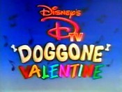 Disney's DTV Doggone Valentine Picture To Cartoon