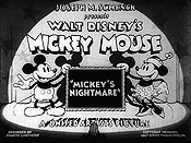 Mickey's Nightmare Cartoon Picture