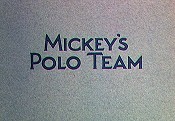 Mickey's Polo Team Pictures In Cartoon