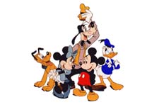 Classic Disney Cartoon Characters