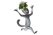 King Julien Web Cartoon Series Logo