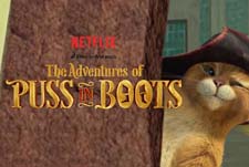 The Adventures of Puss in Boots Web Cartoon Series Logo