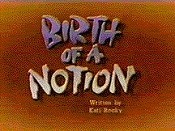 Birth Of A Notion Free Cartoon Picture