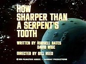 How Sharper Than A Serpent's Tooth Picture Of The Cartoon