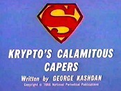 Krypto's Calamitous Capers The Cartoon Pictures