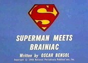Superman Meets Brainiac The Cartoon Pictures