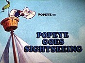 Popeye Goes Sightseeing Free Cartoon Pictures