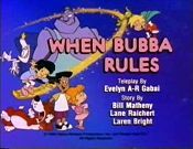 When Bubba Rules Cartoon Character Picture