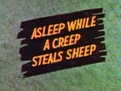 Asleep While The Creep Steals Sheep Picture Of The Cartoon