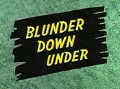 Blunder Down Under Picture Of The Cartoon