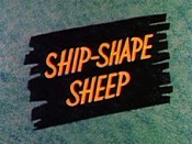 Ship-Shape Sheep Picture Of The Cartoon