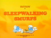Sleepwalking Smurfs Cartoon Picture