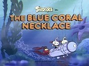 The Blue Coral Necklace Picture Into Cartoon