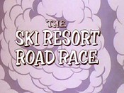 The Ski Resort Road Race Cartoon Pictures