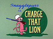 Charge That Lion Cartoon Funny Pictures