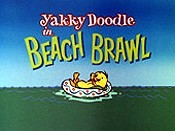 Beach Brawl Cartoon Funny Pictures