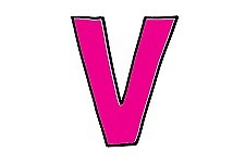 V Web Cartoon Series Logo