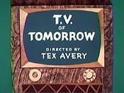 T.V. Of Tomorrow The Cartoon Pictures