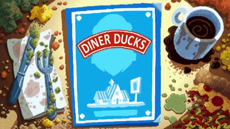 Diner Ducks Cartoon Picture