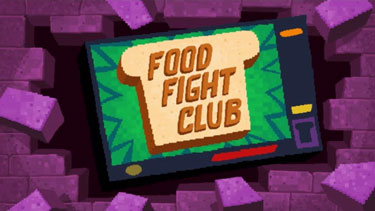 Food Fight Club Cartoon Picture