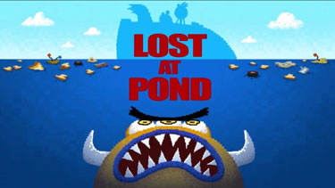 Lost at Pond Cartoon Picture