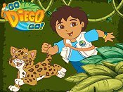 Diego Saves The Mommy And Baby Sloth Cartoon Picture