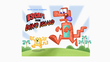 Escape from Dino Island Free Cartoon Pictures