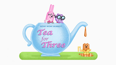 Tea for Three Free Cartoon Pictures