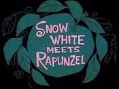 Snow White Meets Rapunzel Pictures In Cartoon