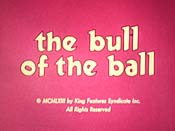 The Bull Of The Ball Cartoon Pictures