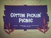 Cotton Pickin' Picnic Pictures In Cartoon