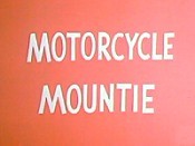 Motorcycle Mountie Picture Of Cartoon