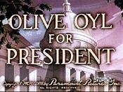 Olive Oyl For President Picture Into Cartoon
