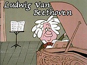 Ludwig van Beethoven Cartoon Picture