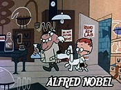 Alfred Nobel Pictures In Cartoon