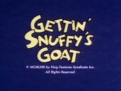 Gettin' Snuffy's Goat Cartoon Pictures