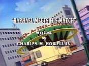 Raphael Meets His Match Free Cartoon Pictures