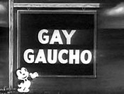 The Gay Gaucho Cartoon Character Picture