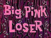 Big Pink Loser Cartoon Character Picture