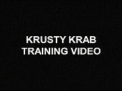 Krusty Krab Training Video Cartoon Character Picture