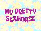 My Pretty Seahorse Cartoon Character Picture