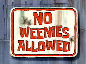 No Weenies Allowed Cartoon Character Picture