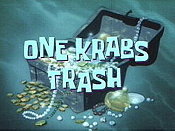 One Krab's Trash Cartoon Character Picture