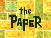 The Paper (No) Cartoon Character Picture