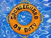 Spongeguard On Duty Cartoon Character Picture